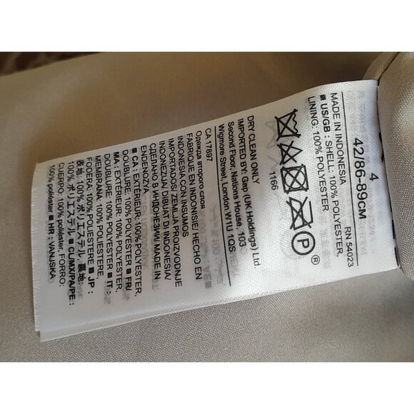 Banana Republic Sz 4 Snake Print Ruffle Wrap Event Party Lightweight Maxi Dress - Picture 8 of 10